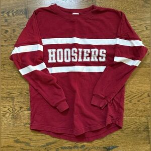 Victoria’s Secret Pink Red Hoosiers Sweatshirt
